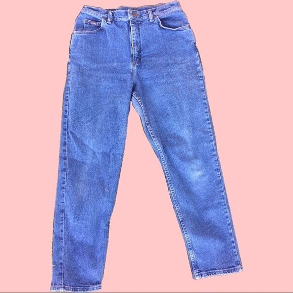 Vintage 90s Lee blue Jeans denim womens size 12p - Picture 2 of 9